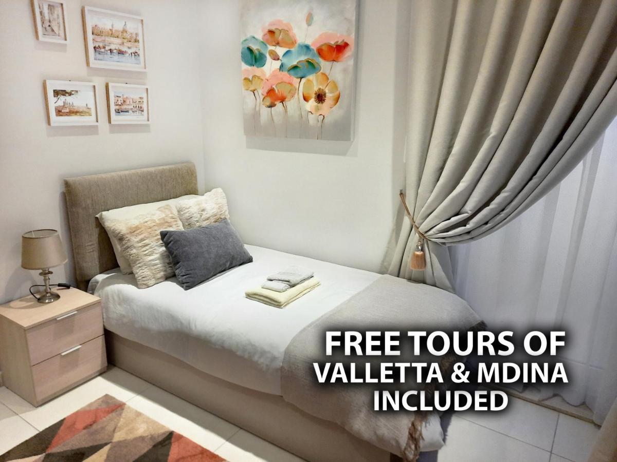 Cozy Rooms - Great Bus Connections - Free Parking Mosta Luaran gambar